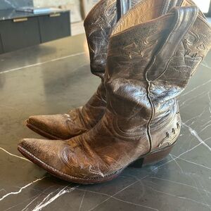 Old Gringo Mid Calf Bronze Boots